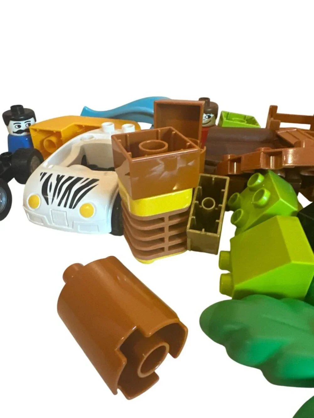 LEGO Duplo Bulk Lot Special Pieces Parts People Tree Top Hammock Cars Steak Etc.